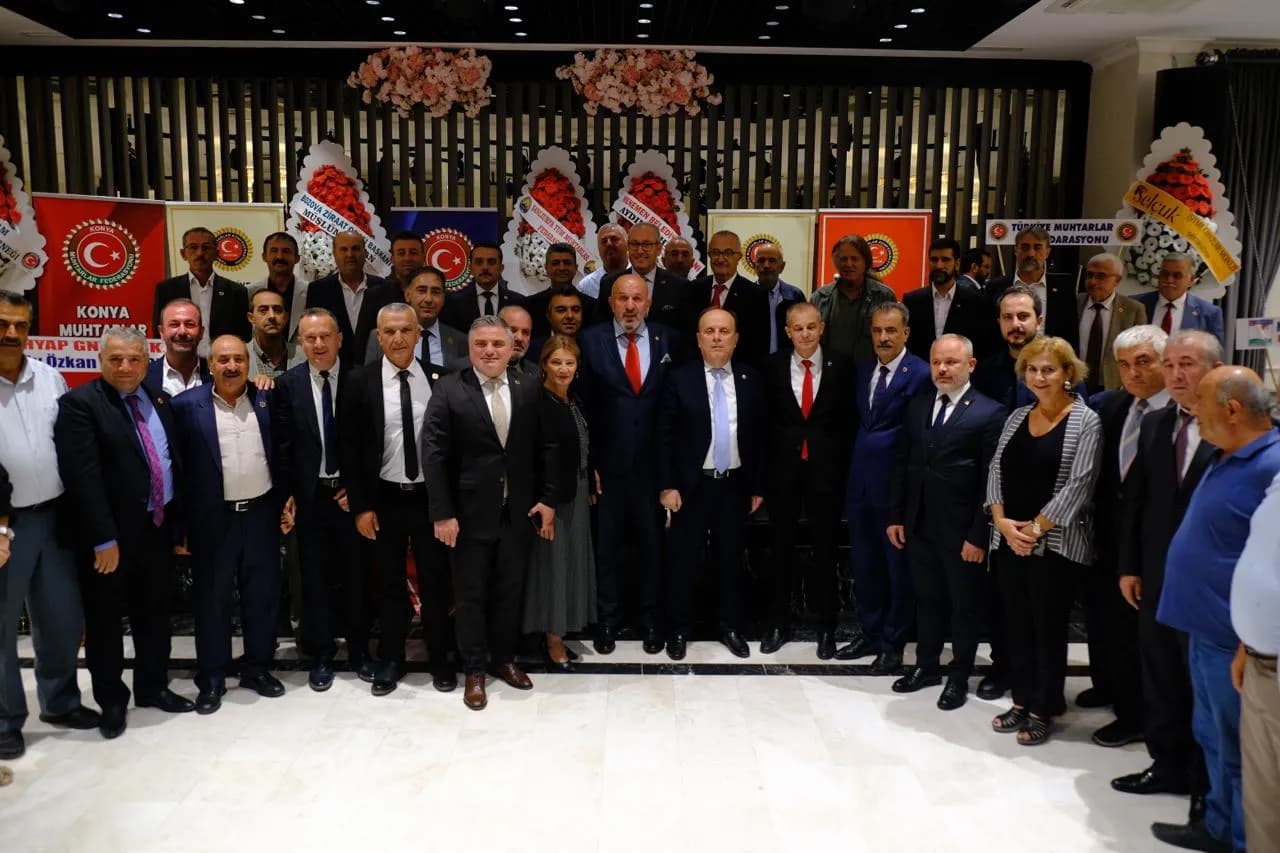 Konya Muhtarlar Federasyonu’nun 1. Olağan Genel Kurulu Gerçekleştirildi