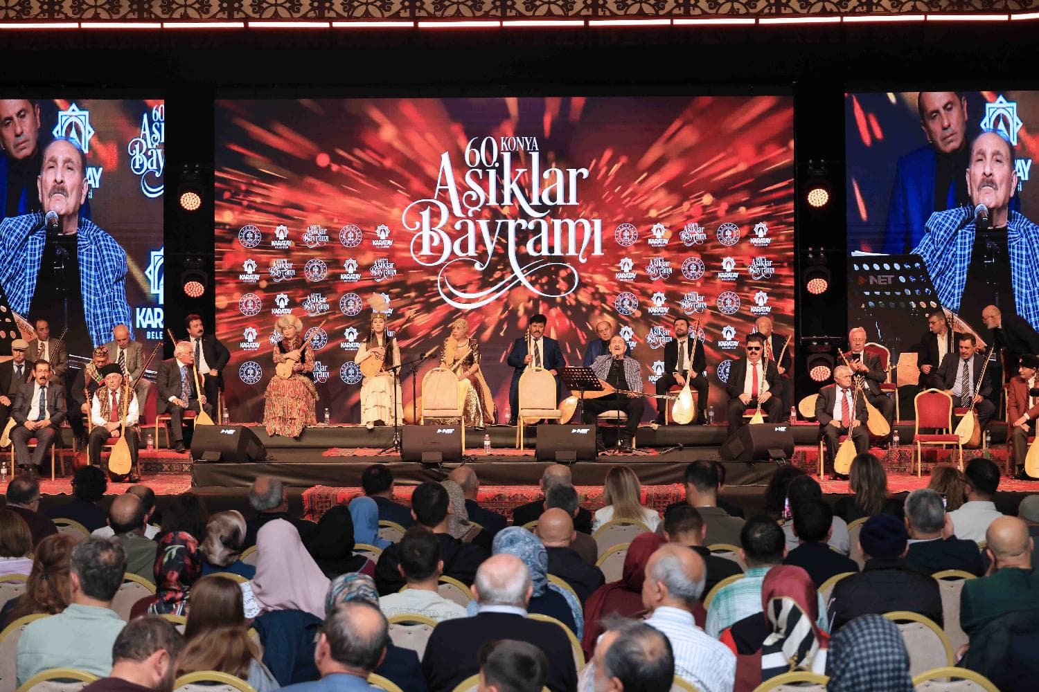 60. Konya Âşıklar Bayramı Karatay’da Coşkuyla Sürüyor
