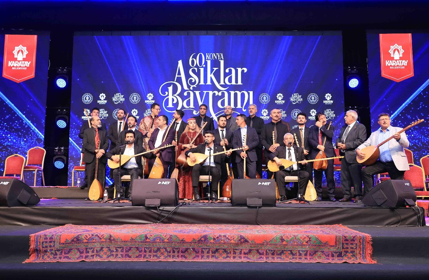 60. Konya Âşıklar Bayramı Karatay'daki Kapanış Töreniyle Sona Erdi