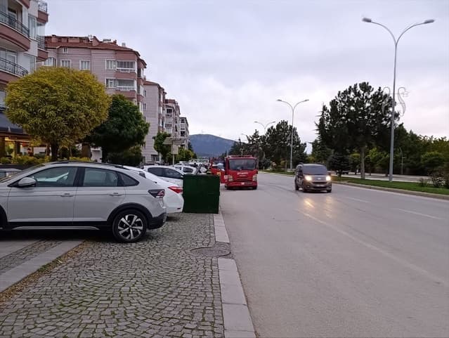 Beyşehir'de Seyir Halindeki Otomobilde Yangın Çıktı