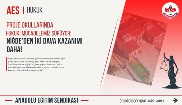 Konya Bölge İdare Mahkemesi'nden Proje Okulları Görevlendirmesine İptal Kararı