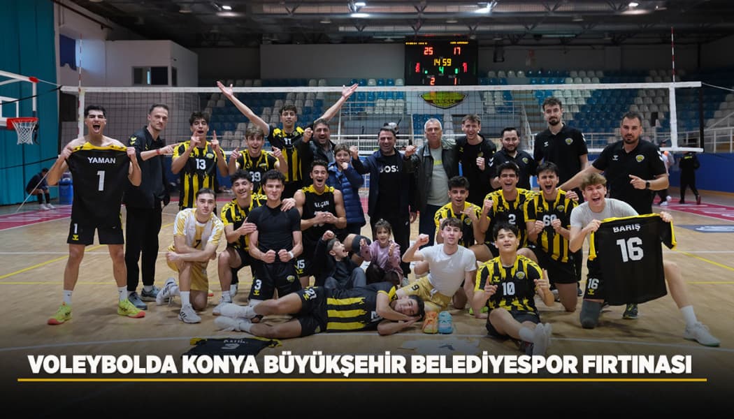 Konya Büyükşehir Belediyespor Voleybolda Zirveyi Bırakmıyor: 5'te 5