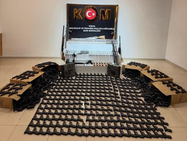 Konya'da Kaçak Silah İmalatı Operasyonu: 4 Şüpheli Tutuklandı