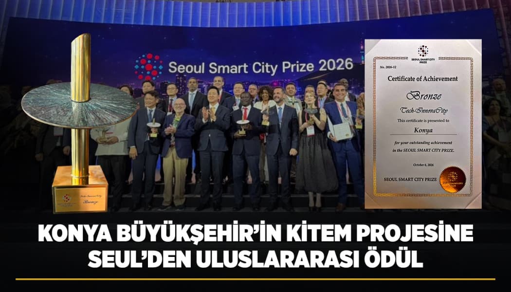 Konya'nın KİTEM Projesine Güney Kore'den Uluslararası Ödül