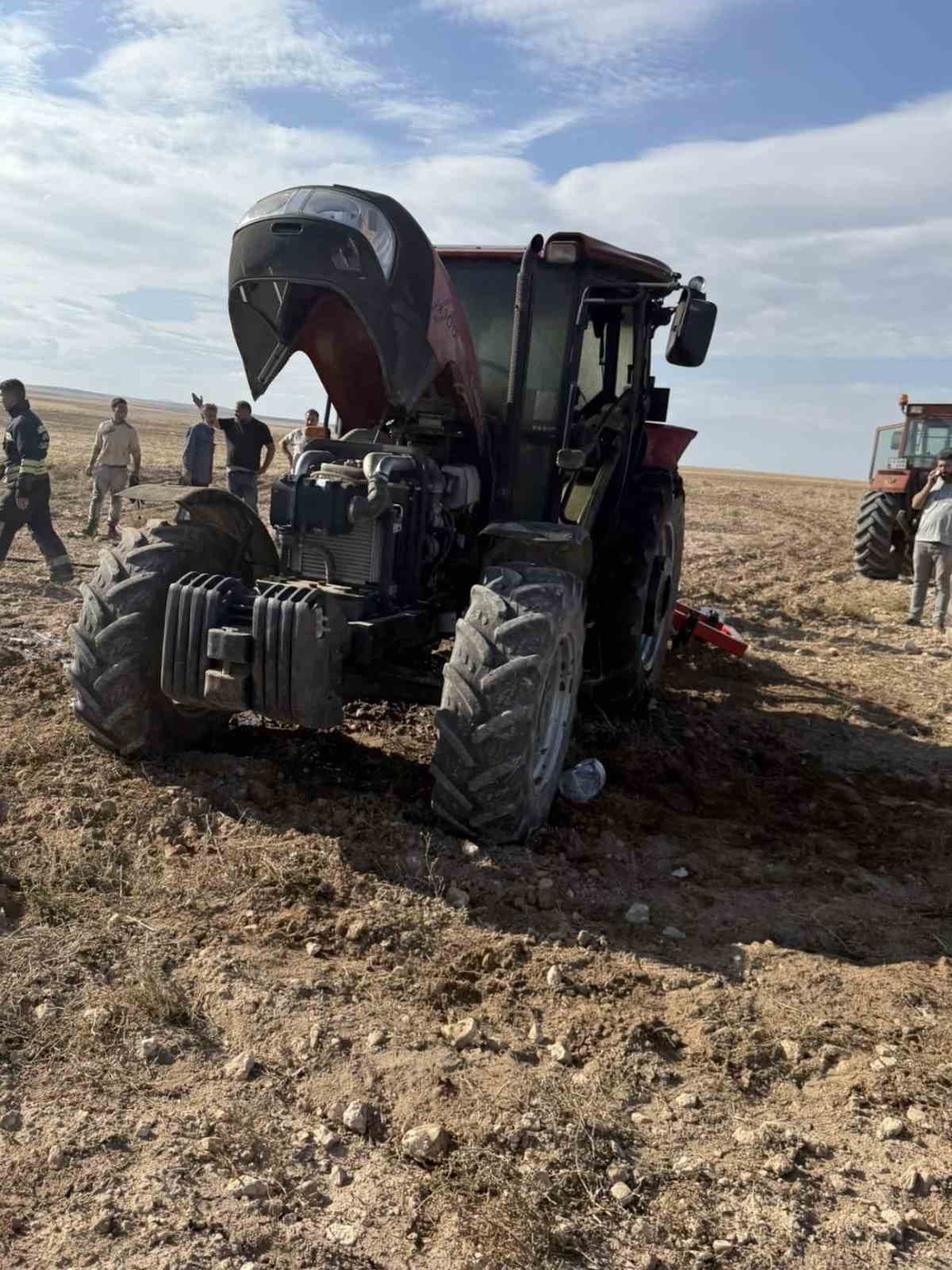 Kulu'da Traktör Yangını: İtfaiye Ekipleri Alevlere Müdahale Etti