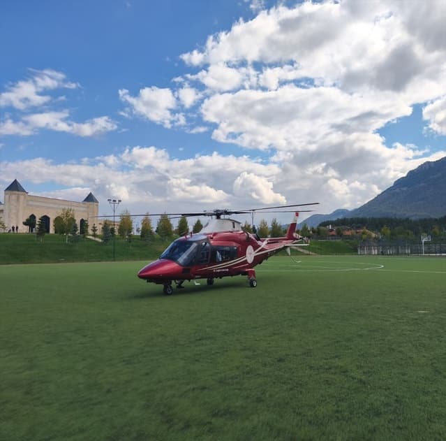 Seydişehir'de Kalp Krizi Geçiren Hasta Hava Ambulansıyla Konya'ya Nakledildi