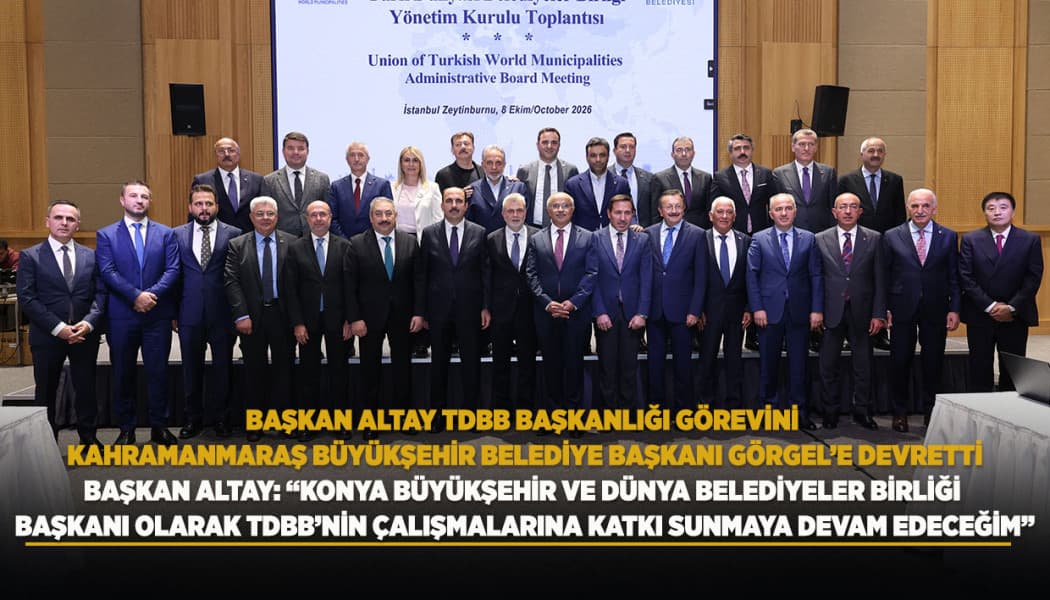 Uğur İbrahim Altay TDBB Başkanlığı Görevini Fırat Görgel’e Devretti