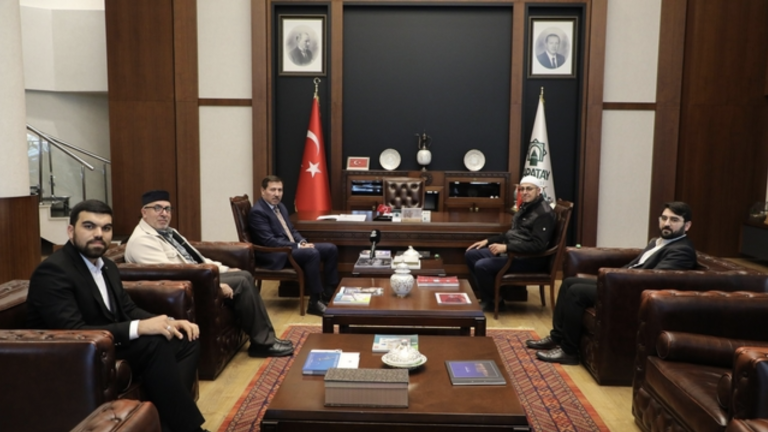 Karatay Belediye Başkanı Hasan Kılca’ya Filistinli Alimler Birliği heyetinden ziyaret