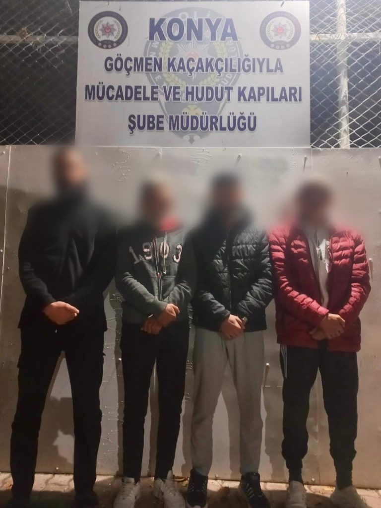 Konya’da göçmen kaçakçılarına operasyon: 5 tutuklama