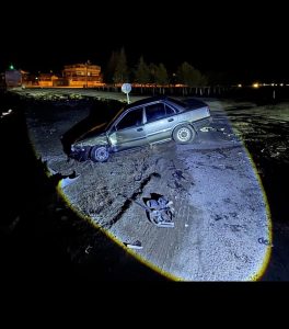 Karapınar’da otomobiller çarpıştı: 2 yaralı